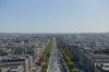 Paris vue de L'Arc de Triumphe. (L. Leclerc)
